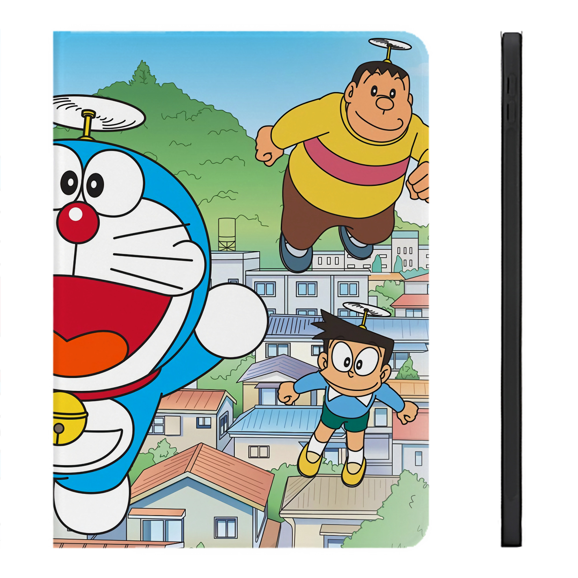 （画像用） ドラえもん Doraemon IPadケース ペンホルダー付き ブックスタイルデザイン